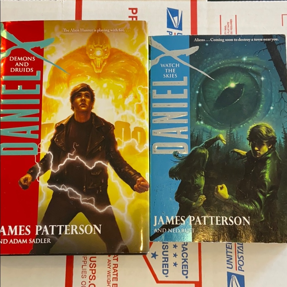2 DANIEL X Books James Patterson #1 and #2 Aliens